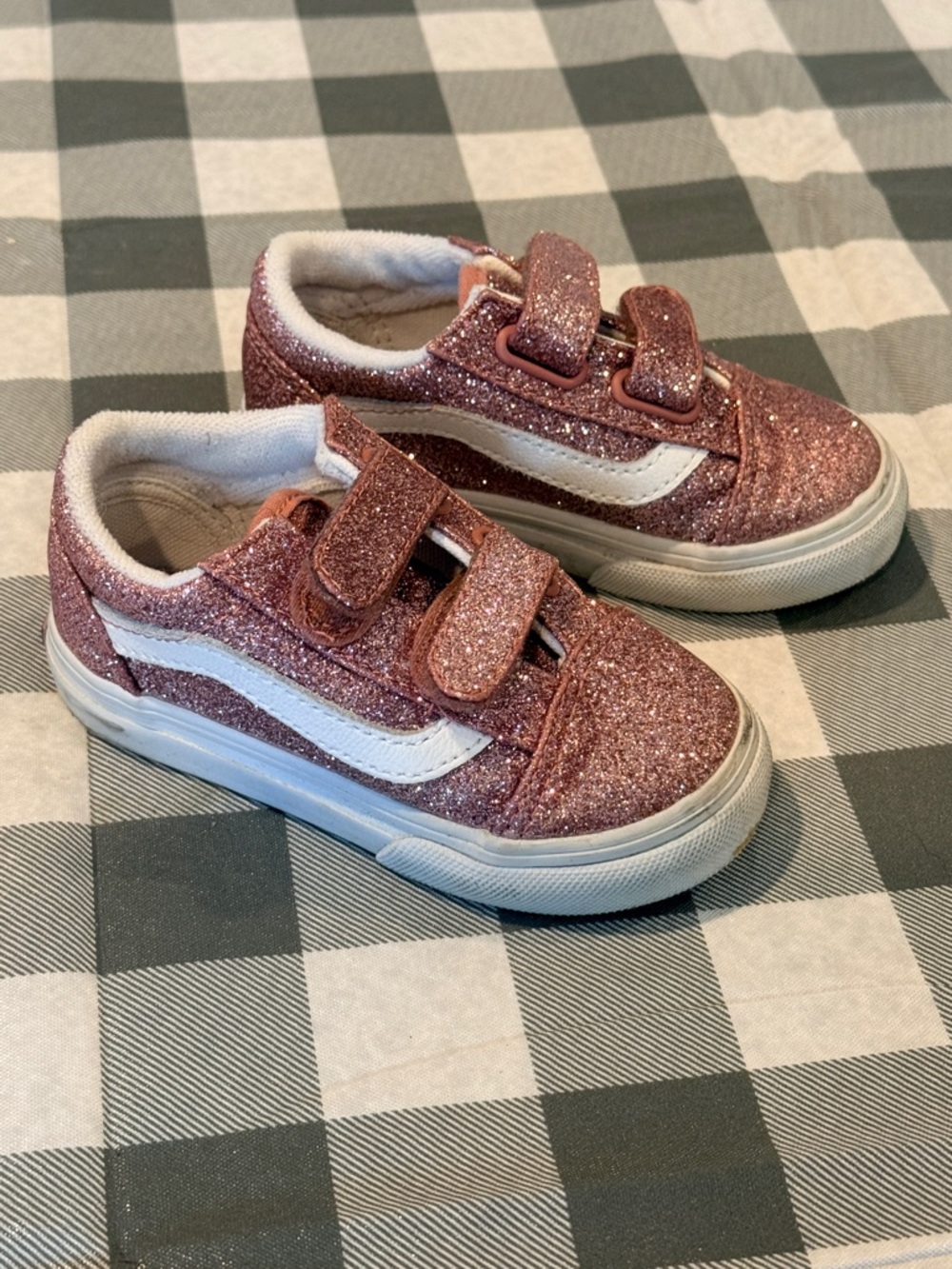 Pink Glitter Vans